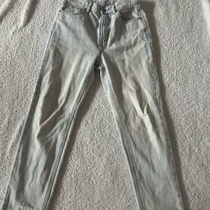 Women’s Pull & Bear Light Wash Slim Fit Jeans - Light Blue